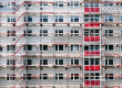Building with scaffolding.